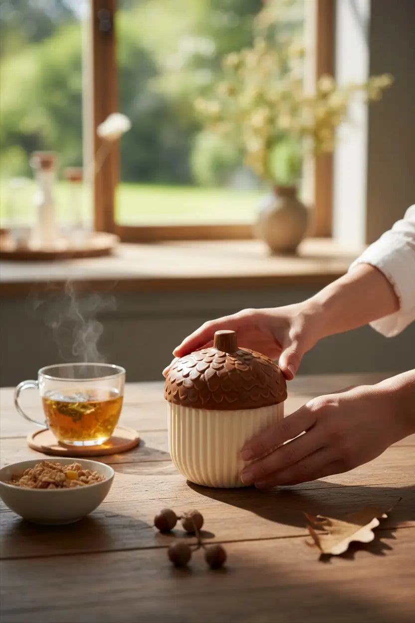 Acorn : quemador de cera bellota